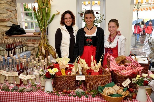 Verkaufsstand Obstbrand