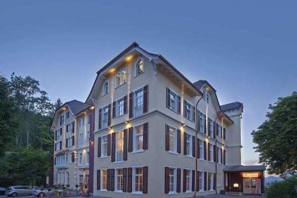 Schlossansicht in der D�mmerung