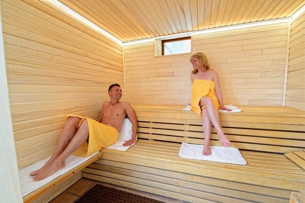 Sauna im Wellnesshotel Rothfuss in Bad Wildbad