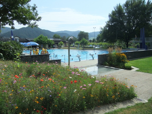 Brunnen und Schwimmbereich Bildnachweis: Mit freundlicher Genehmigung des Brgermeisteramt Steinach