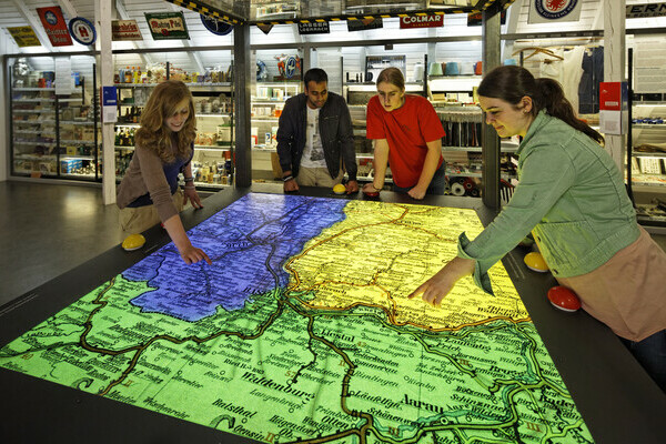 Blick in die Dauerausstellung, Abteilung Dreil�nderwirtschaft.  Copyright: (� Dreil�ndermuseum)